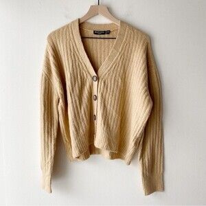 brave soul london tan cardigan